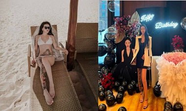 Em gái đi sinh nhật bị